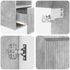 Kylpyhuonekalustesetti 2 kpl Betoninharmaa Tekninen puu