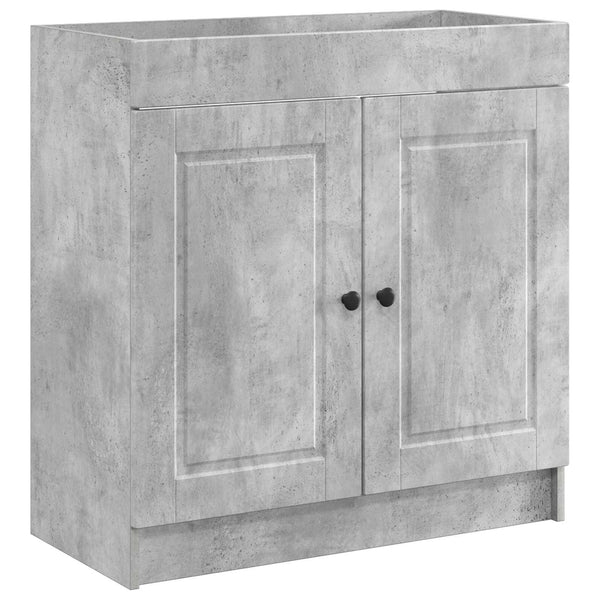 Kylpyhuonekalustesetti Betoninharmaa 56 x 37,5 x 81 cm