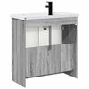 Kylpyhuonekalustesetti Harmaa Sonoma 78,5 x 37,5 x 81 cm