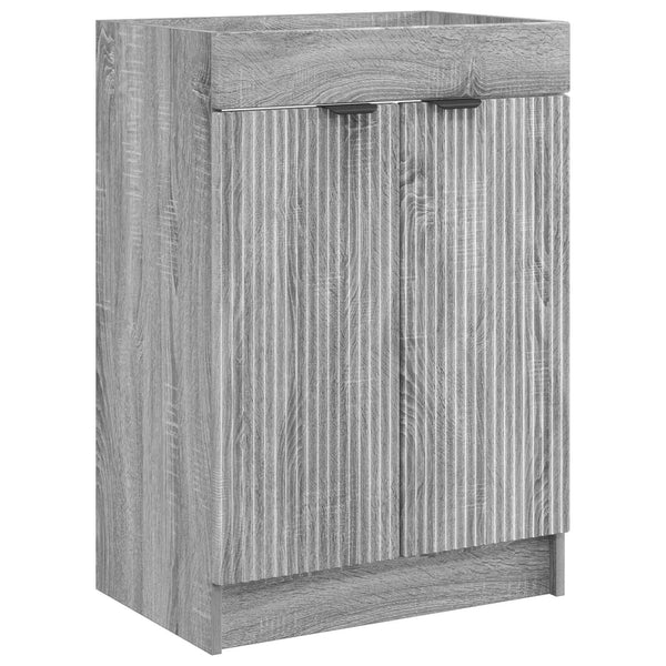 Kylpyhuonekalustesetti Harmaa Sonoma 56 x 37,5 x 81 cm