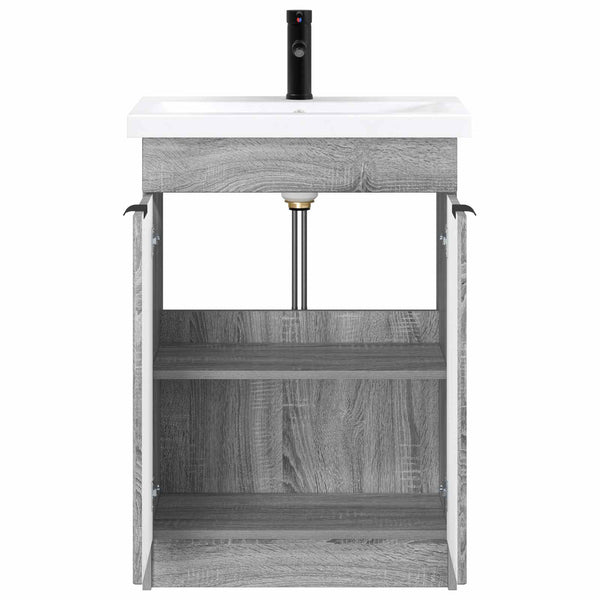 Kylpyhuonekalustesetti Harmaa Sonoma 78,5 x 37,5 x 81 cm
