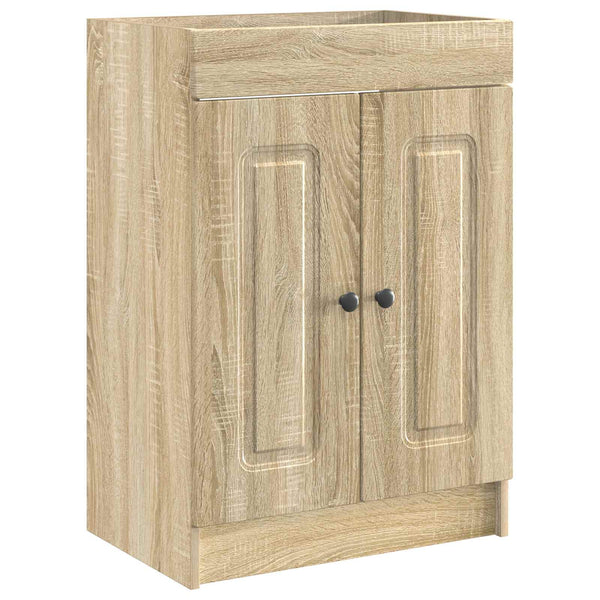 Kylpyhuonekalustesetti Sonoma-tammi 56 x 37,5 x 81 cm