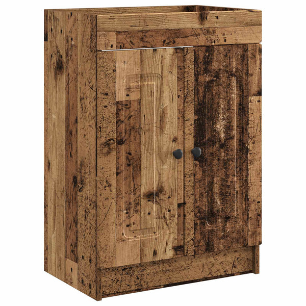 Kylpyhuonekalustesetti Vanha puu 56 x 37,5 x 81 cm Tekninen puu