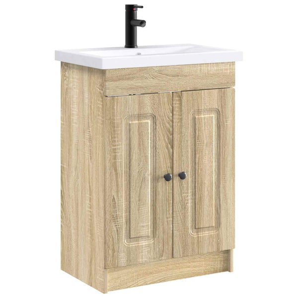 Kylpyhuonekalustesetti Sonoma-tammi 78,5 x 37,5 x 81 cm