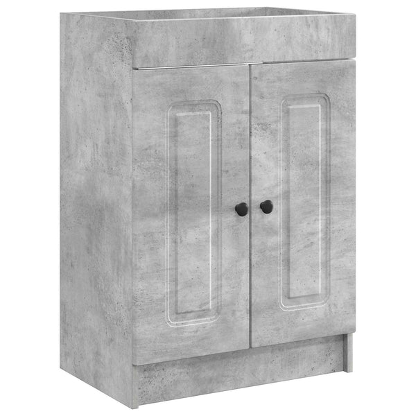 Kylpyhuonekalustesetti Betoninharmaa 78,5 x 37,5 x 81 cm