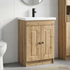 Kylpyhuonekalustesetti Artisaanitammi 78,5 x 37,5 x 81 cm