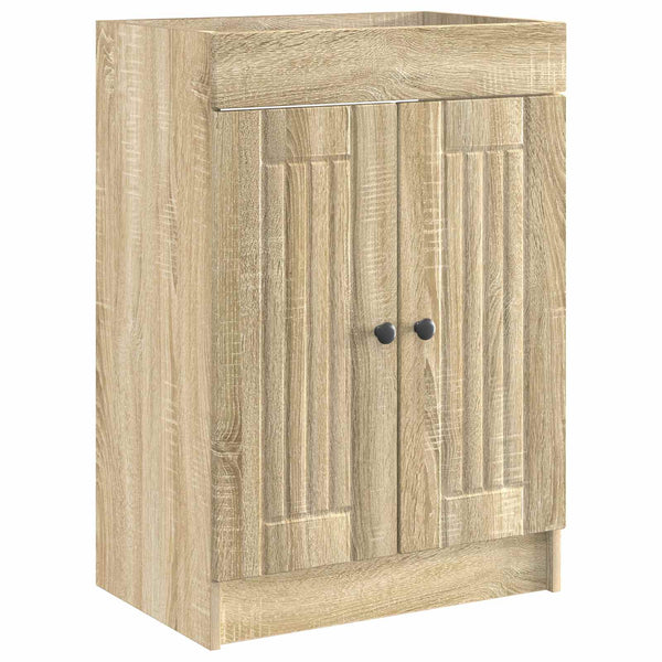 Kylpyhuonekalustesetti Sonoma-tammi 56 x 37,5 x 81 cm