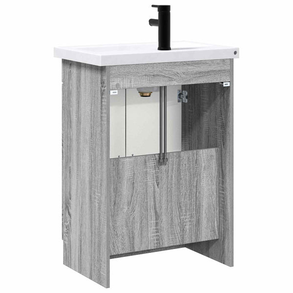 Kylpyhuonekalustesetti Harmaa Sonoma 78,5 x 37,5 x 81 cm