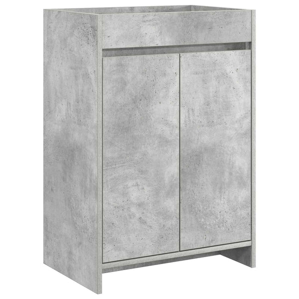 Kylpyhuonekalustesetti Betoninharmaa 81 x 40 x 84,5 cm