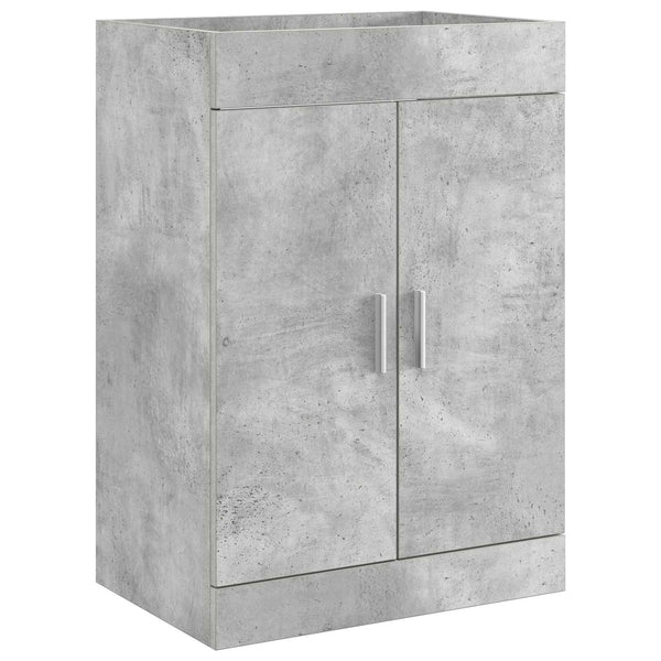 Kylpyhuonekalustesetti Betoninharmaa 81 x 40 x 84,5 cm