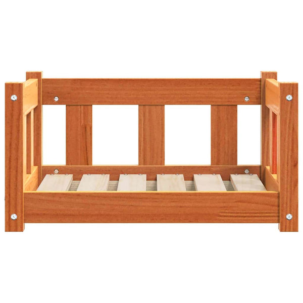 Koiran Peti 55 x 45 x 28 cm Täysi mänty Vahanruskea