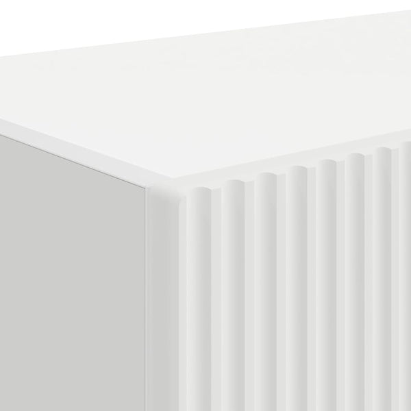 60 x 31 x 29.5 cm Valkoinen TV-seinäkaappi Tekninen puu