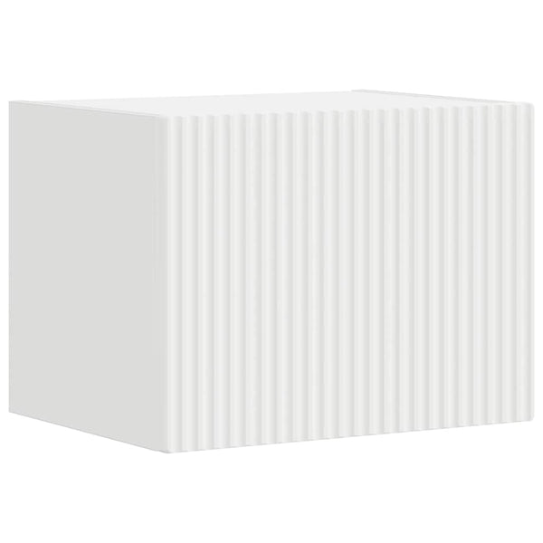 60 x 31 x 29.5 cm Valkoinen TV-seinäkaappi Tekninen puu