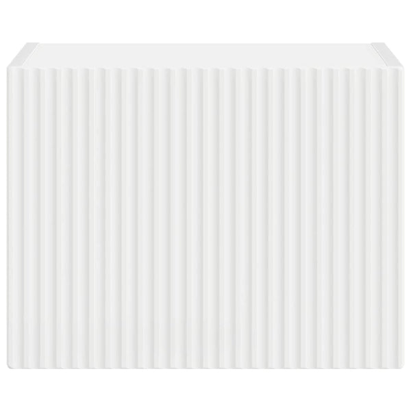 60 x 31 x 29.5 cm Valkoinen TV-seinäkaappi Tekninen puu