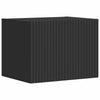 Tekninen puu TV-seinäkaappi Musta 60 x 29.5 x 31 cm