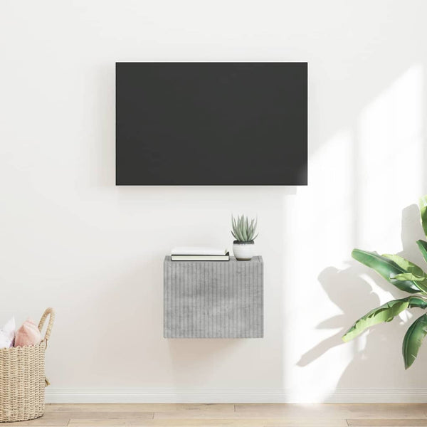 TV-seinäkaappi Tekninen puu Betoni 60 x 31 x 29.5 cm