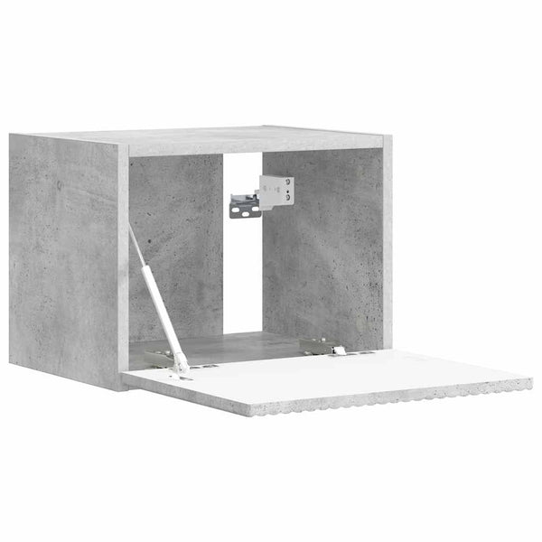 TV-seinäkaappi Tekninen puu Betoni 60 x 31 x 29.5 cm