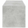 2 pcs TV-seinäkaappi Tekninen puu 60 x 31 x 29.5 cm Betoni