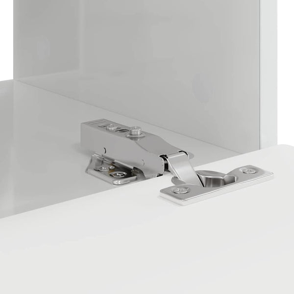 2 osainen Kiiltävä Valkoinen TV-seinäkaappi 60 x 31 x 29.5 cm