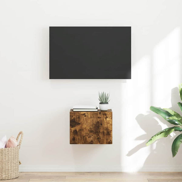 60 x 31 x 29.5 cm TV-seinäkaappi Savupähkinä Tekninen puu