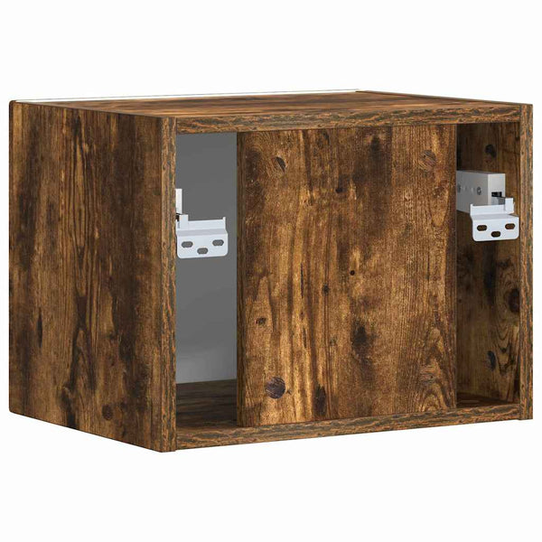 60 x 31 x 29.5 cm TV-seinäkaappi Savupähkinä Tekninen puu