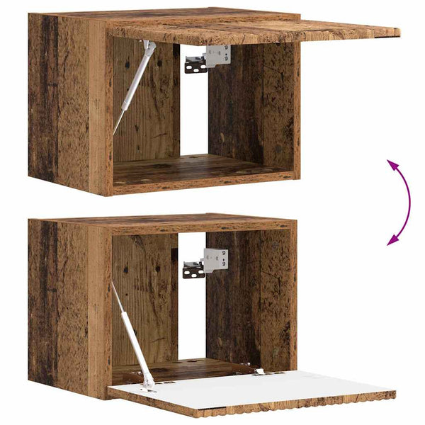 60 x 31 x 29.5 cm TV-seinäkaappi Savupähkinä Tekninen puu
