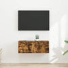2-osainen TV-seinäkaappi Savupähkinä 60 x 31 x 29.5 cm Tekninen puu