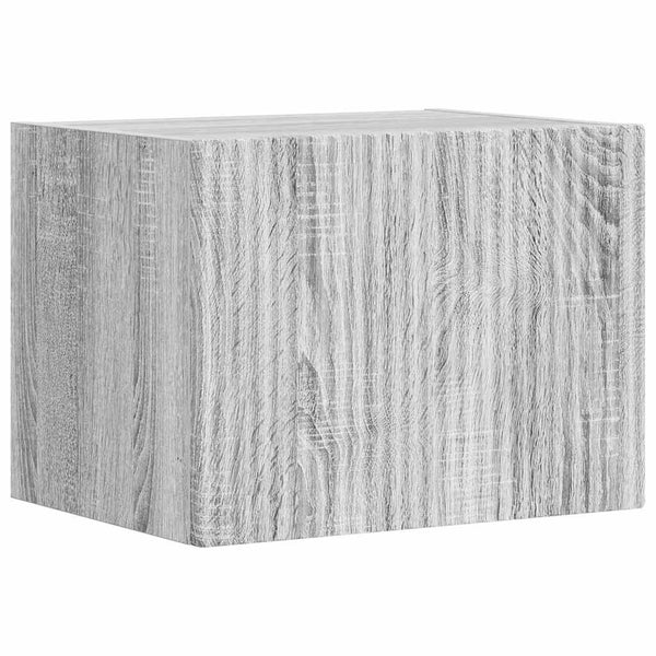 60 x 31 x 29.5 cm Harmaa TV-seinäkaappi Sonoma Tekninen puu