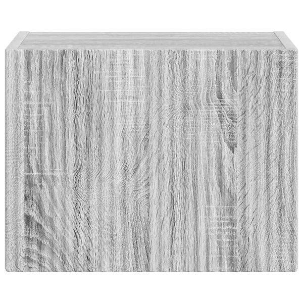 60 x 31 x 29.5 cm Harmaa TV-seinäkaappi Sonoma Tekninen puu