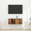 Tekninen puu TV-seinäkaappi 2 pcs 60 x 31 x 29.5 cm Vanha Puu