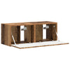 Tekninen puu TV-seinäkaappi 2 pcs 60 x 31 x 29.5 cm Vanha Puu