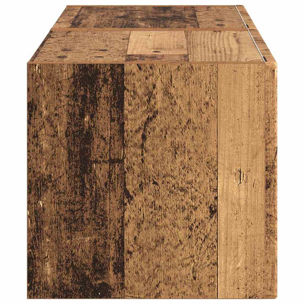 Tekninen puu TV-seinäkaappi 2 pcs 60 x 31 x 29.5 cm Vanha Puu
