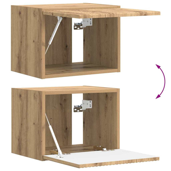 60 x 31 x 29.5 cm Taidekoivu TV-seinäkaappi Tekninen puu