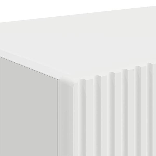 2 kpl TV-seinäkaappi Valkoinen 60 x 31 x 29.5 cm Tekninen puu