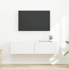 2 kpl TV-seinäkaappi Valkoinen 60 x 31 x 29.5 cm Tekninen puu