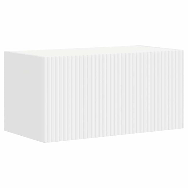 2 kpl TV-seinäkaappi Valkoinen 60 x 31 x 29.5 cm Tekninen puu