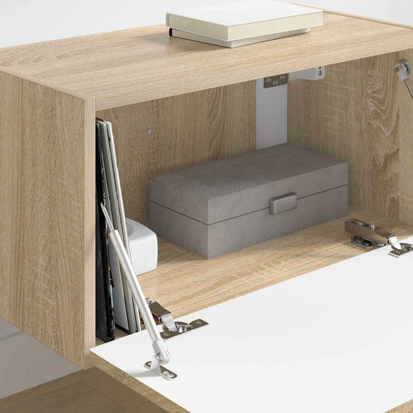 Sonoma-mallinen TV-seinäkaappi, mitat 60 x 31 x 29.5 cm, materiaali tekninen puu