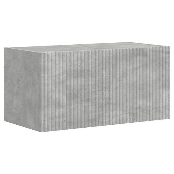 TV-seinäkaappi 60 x 31 x 29.5 cm Betoni 2 kpl Tekninen puu