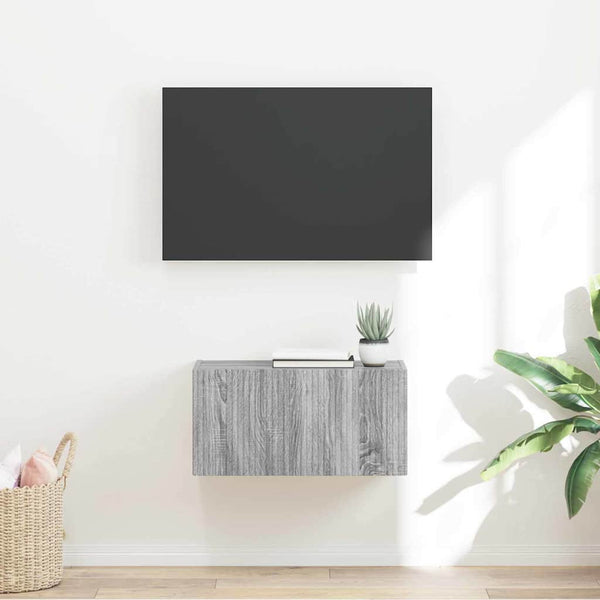 Sonoma TV-seinäkaappi Harmaa 60 x 31 x 29.5 cm Tekninen puu