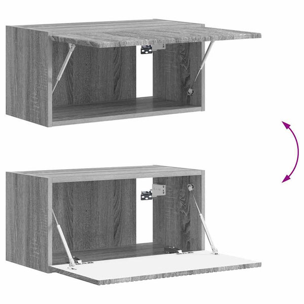 Sonoma TV-seinäkaappi Harmaa 60 x 31 x 29.5 cm Tekninen puu