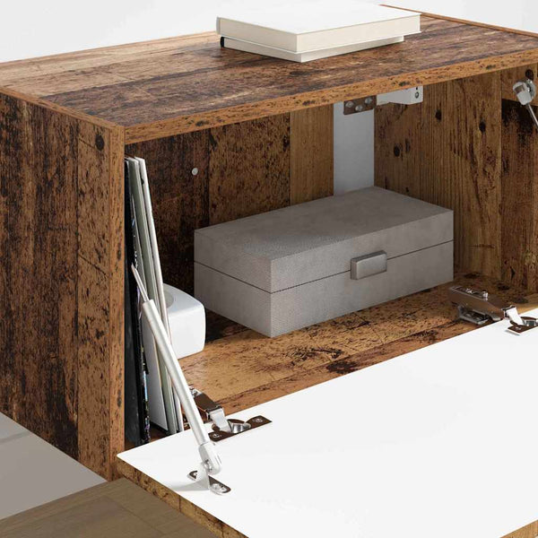 60 x 31 x 29.5 cm TV-seinäkaappi Vanha Puu Tekninen puu