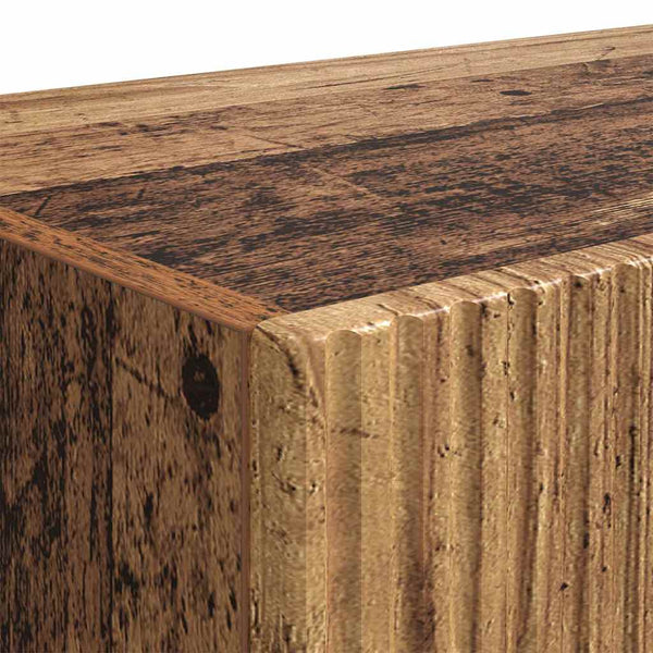 2 pcs TV-seinäkaappi Vanha Puu 60 x 31 x 29.5 cm Tekninen puu