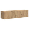 TV-seinäkaappi 2 osaa 60 x 31 x 29.5 cm Taidekoivu Tekninen puu