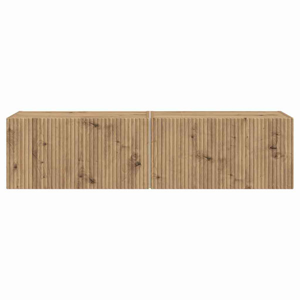 TV-seinäkaappi 2 osaa 60 x 31 x 29.5 cm Taidekoivu Tekninen puu