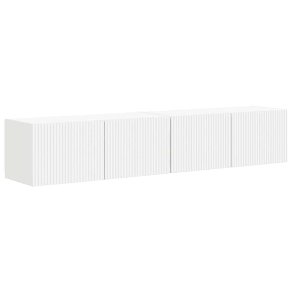 2-osainen TV-seinäkaappi Valkoinen 60 x 31 x 29.5 cm Tekninen puu