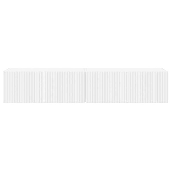 2-osainen TV-seinäkaappi Valkoinen 60 x 31 x 29.5 cm Tekninen puu