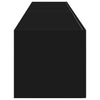 TV-seinäkaappi 2 osaa Musta 60 x 31 x 29.5 cm Tekninen puu
