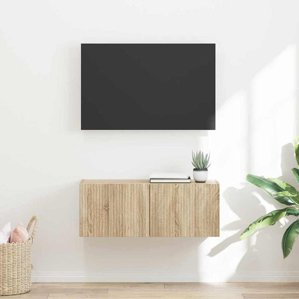 Sonoma TV-seinäkaappi, mitat 60 x 31 x 29.5 cm, materiaali tekninen puu