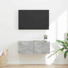 TV-seinäkaappi 60 x 31 x 29.5 cm Betoni Tekninen puu