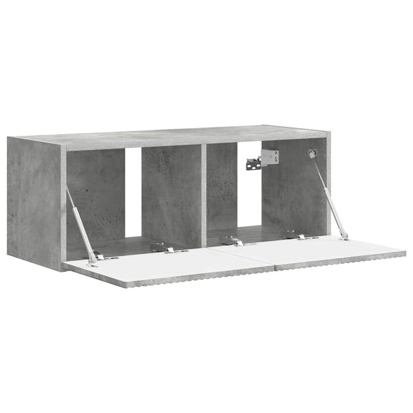 TV-seinäkaappi 60 x 31 x 29.5 cm Betoni Tekninen puu